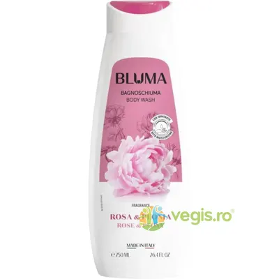 Gel de Dus Cremos cu Parfum de Trandafir si Bujor 750ml