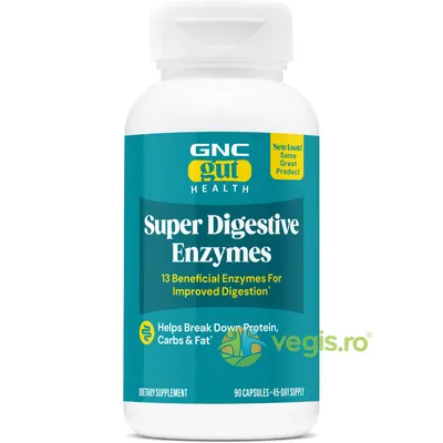Formula Premium de Enzime Digestive pentru Sustinerea Digestiei si Absorbtia Nutrientilor 100cps