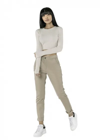 Pantaloni Taupe Chino Nina Carter J250 M10