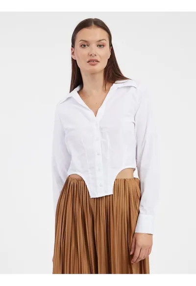 Camasa cu corset si guler clasic