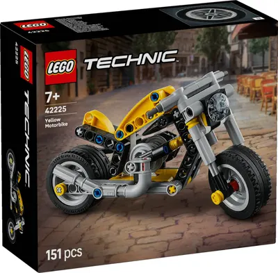 LEGO® Technic - Motocicleta galbena (42225)