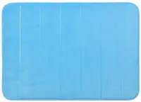 Covoraș de baie Inter Ceramic - Coral Fleece, 50 x 70 cm, albastru