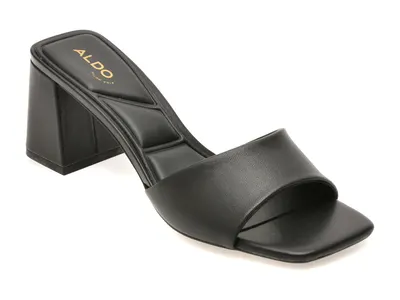Papuci eleganti ALDO negri, TISHA 001, din piele naturala