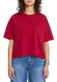 Tricou crop lejer Blanks Up