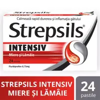 Strepsils Intensiv Miere si Lamaie, Reckitt Benkiser | 24 pastile