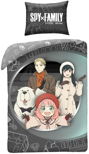 Set lenjerie de pat copii Halantex - Spy x Family, Loid Forger