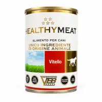 Conserva pentru caini Healthy Meat Monoproteice cu vitel 400 gr