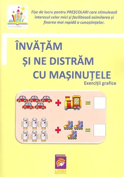Învățăm și ne distrăm cu mașinuțele - Paperback