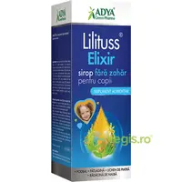 Lilituss Elixir Sirop pentru Copii fara Zahar 180ml