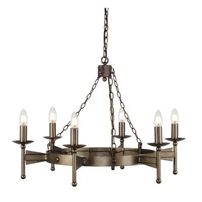 Corp de iluminat suspendat, lustra Cromwell 6 Light Chandelier