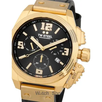 Ceas TW Steel TW-Steel TW1118 Mens Watch Canteen Chronograph 46mm 10ATM