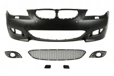 Bara fata model pachet M, cu locas proiector cu locas spalator de faruri, cu locas senzori parcare, grunduit potrivit BMW Seria 5 E60, 5 E61 2007-2010