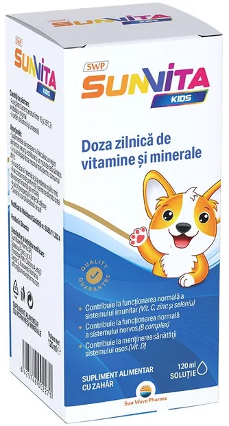 SunVita Kids Sirop, 120 ml, Sun Wave Pharma