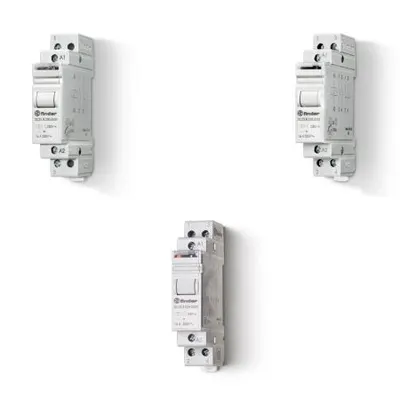 Releu pas cu pas electromecanic modular - 2 ND – 2 secvente, 24 V, C.C., AgSnO2, Montare pe șina 35 mm (EN 60715), Standard