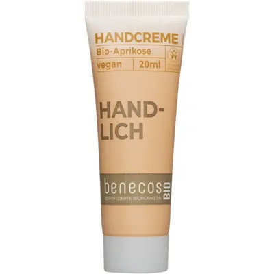 Crema de Maini pentru Hidratare Rapida si Piele Catifelata cu Caise Bio 20ml