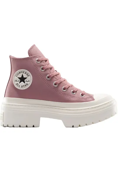Tenisi Chuck Taylor All Star cu platforma si toc inalt - Mov