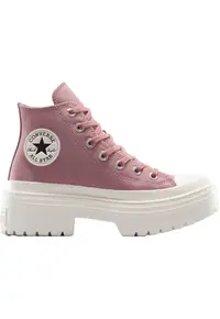 Tenisi Chuck Taylor All Star cu platforma si toc inalt - Mov