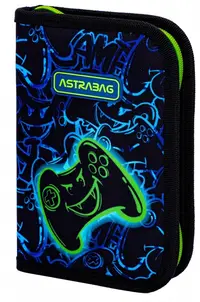 Penar școlar Astra - Joystick, 1 fermoar