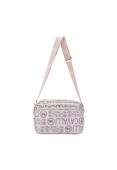 Geanta crossbody cu model logo si bareta ajustabila - Piersica