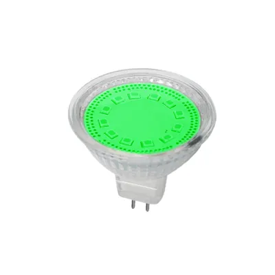 Bec cu Led Mr16 Smd2835 3w G5.3 12v 3000 Verde