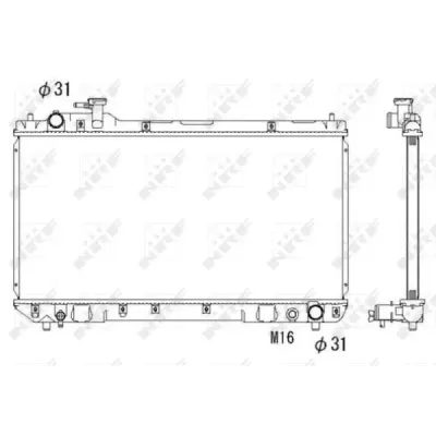Radiator, racire motor NRF 53275