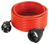 Prelungitor Commel - H05VV-F 3G1, 20 m, roșu