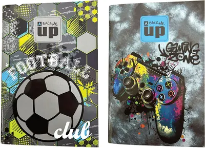 Caiet Back Me Up - Football Club/Game Zone, B5, 40 file, asortiment