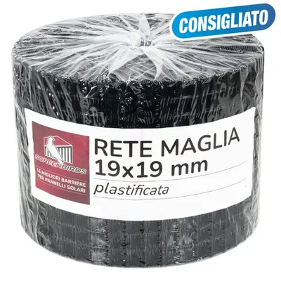 Bariera protectie panouri fotovoltaice din plasa metalica zincata rola 30 metri 19x19mm H20 Cm