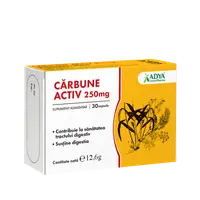 Carbune Activ 250 mg, Adya Green Pharma | 30 capsule