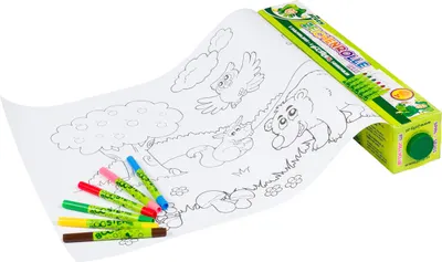Rola de desenat JOLLY cu carioci BOOSTER XL 6 culori