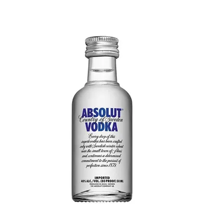 Vodka Absolut Blue 40% Alc. 0.05l