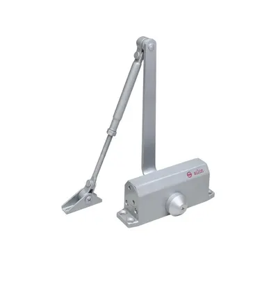 Amortizor hidraulic cu brat SA-5012AW-sv, culoare argintie Pentru: usi cu greutatea de 25-45 kg latime usa ≤900mm Ulei hidraulic