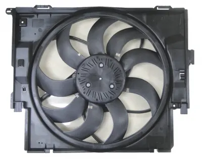 Ventilator radiator (cu carcasa) potrivit BMW Seria 1 (F20), 1 (F21), 2 (F22, F87), 2 (F23), 3 (F30, F80), 3 (F31), 3 GRAN TURISMO (F34), 4 (F32, F82), 4 (F33, F83) 1.6 2.0 2.0D 07.11