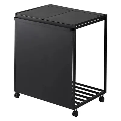 Coș de gunoi negru de reciclat din metal Tower – YAMAZAKI