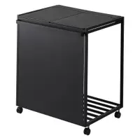 Coș de gunoi negru de reciclat din metal Tower – YAMAZAKI