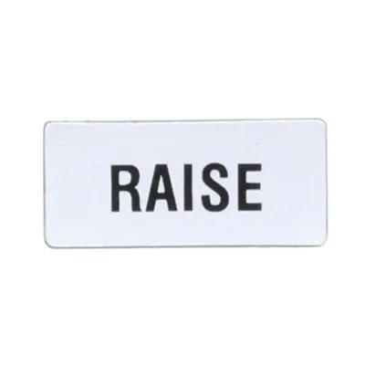 Eticheta cu text pentru LPX AU100 LEGEND HOLDER, RAISE