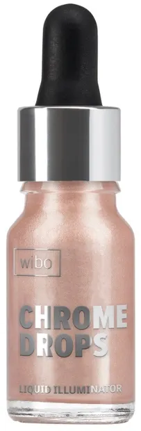 Wibo Highlighter liquid pentru față și corp Chrome Drops, 02, 9 ml