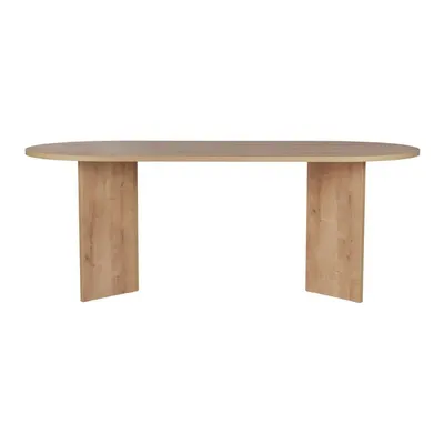 Masă de dining cu aspect de lemn de stejar 90x200 cm Sabella – Kalune Design