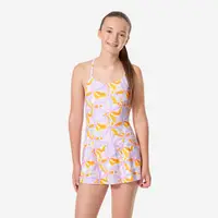 Costum de baie întreg înot cu fustă Lila Jow Mov Fete Adolescente
