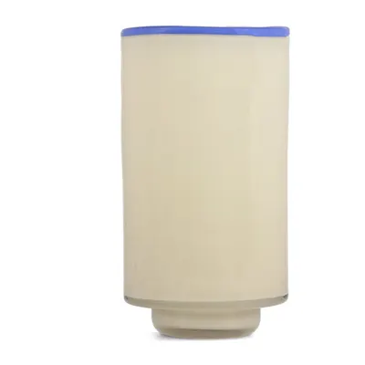 Vază crem din sticlă (înălțime 21,5 cm) Milo – ONA