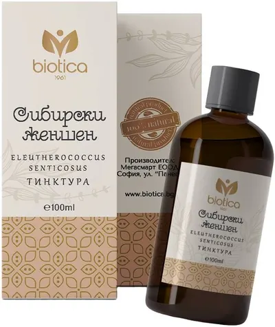 Tinctură de ginseng siberian, 100 ml, Biotica 1961