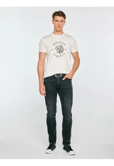 Tricou din bumbac organic cu imprimeu logo .