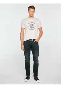Tricou din bumbac organic cu imprimeu logo .