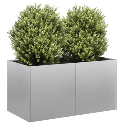 vidaXL Jardinieră 80x40x40 cm oțel galvanizat