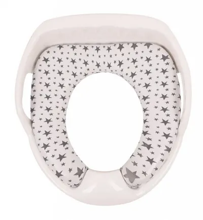 Adaptor toaleta cu pernuta Luxury Gri SeviBebe