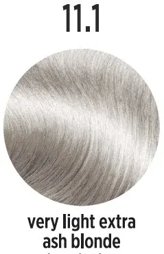 Vopsea de par Profesionala ELEMENT 11.1, 100 Ml, Very Light Extra Ash Blonde