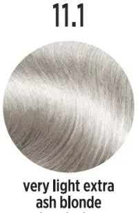 Vopsea de par Profesionala ELEMENT 11.1, 100 Ml, Very Light Extra Ash Blonde