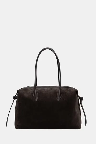 Yuzefi tote bag pentru femei din piele întoarsă LARGE BRIOCHE DUFFLE