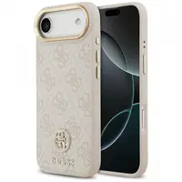 Husa MagSafe pentru Apple iPhone 17 Air, Guess, 4G Strass Logo, Roz