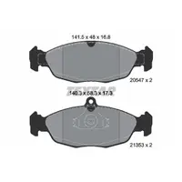 Set placute frana, frana disc TEXTAR 2054701